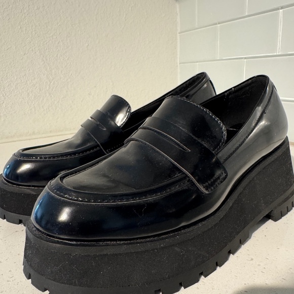 Bp. Shilo Platform Loafer In Black - Picture 1 of 4